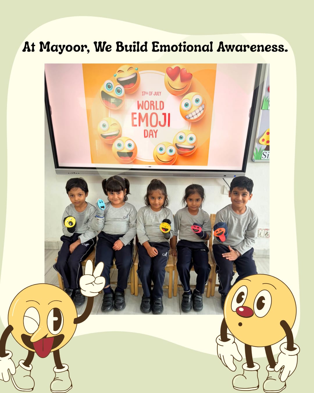 World Emoji Day at Mayoor School Noida! 
